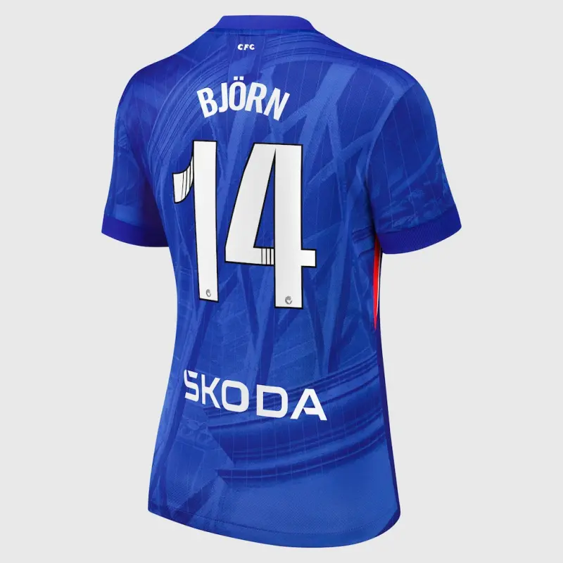 Chelsea chelsea wsl nike heimstadiontrikot 2025-26 – damen mit björn 14-aufdruck Trikot - Exklusive Chelsea Fußballbekleidung Chelsea chelsea wsl nike heimstadiontrikot 2025-26 – damen mit björn 14-aufdruck Trikot - Exklusive Chelsea Fußballbekleidung