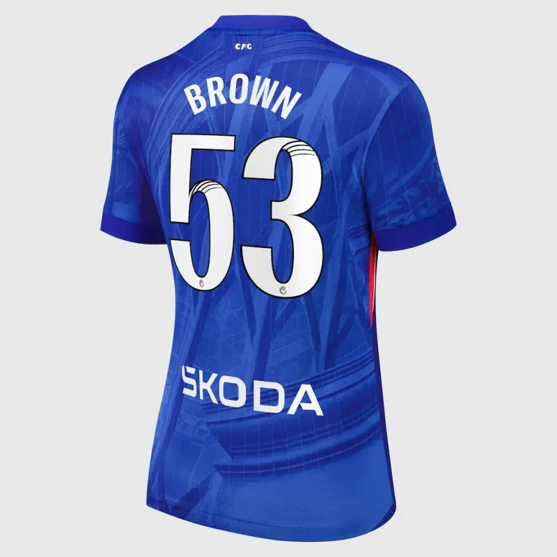 Chelsea chelsea wsl nike heimstadiontrikot 2025-26 – damen mit braunem 53-aufdruck Trikot - Exklusive Chelsea Fußballbekleidung Chelsea chelsea wsl nike heimstadiontrikot 2025-26 – damen mit braunem 53-aufdruck Trikot - Exklusive Chelsea Fußballbekleidung