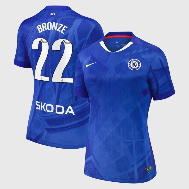 Chelsea chelsea wsl nike heimstadiontrikot 2025-26 – damen mit bronze 22-aufdruck Trikot - Exklusive Chelsea Fußballbekleidung