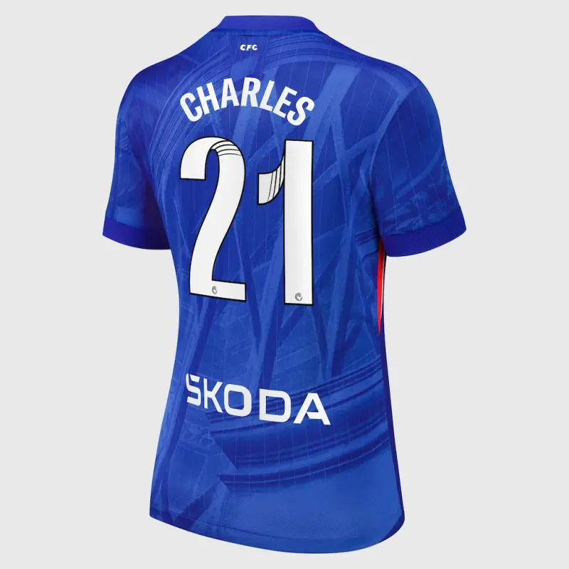 Chelsea chelsea wsl nike heimstadiontrikot 2025-26 – damen mit charles 21-aufdruck Trikot - Exklusive Chelsea Fußballbekleidung Chelsea chelsea wsl nike heimstadiontrikot 2025-26 – damen mit charles 21-aufdruck Trikot - Exklusive Chelsea Fußballbekleidung