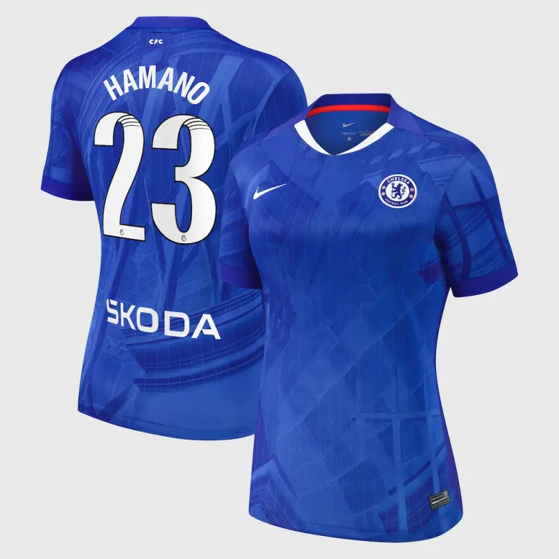 Chelsea chelsea wsl nike heimstadiontrikot 2025-26 – damen mit hamano 23-aufdruck Trikot - Exklusive Chelsea Fußballbekleidung