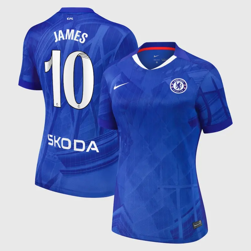 Chelsea chelsea wsl nike heimstadiontrikot 2025-26 – damen mit james 10-aufdruck Trikot - Exklusive Chelsea Fußballbekleidung