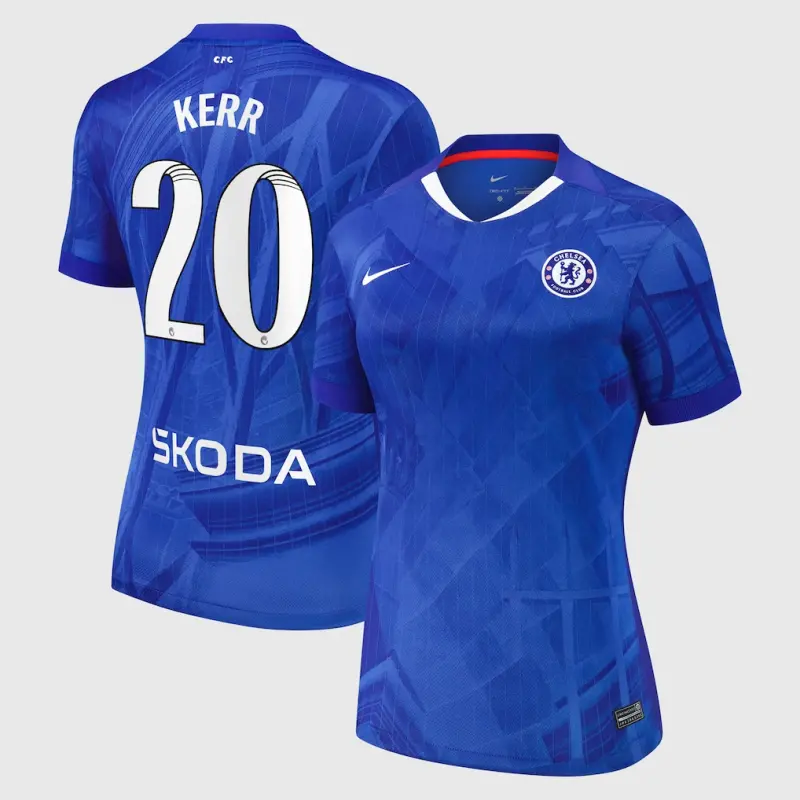 Chelsea chelsea wsl nike heimstadiontrikot 2025-26 – damen mit kerr 20-aufdruck Trikot - Exklusive Chelsea Fußballbekleidung