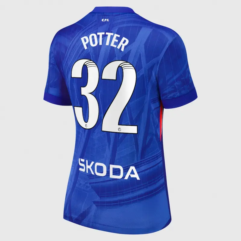 Chelsea chelsea wsl nike heimstadiontrikot 2025-26 – damen mit potter 32-aufdruck Trikot - Exklusive Chelsea Fußballbekleidung Chelsea chelsea wsl nike heimstadiontrikot 2025-26 – damen mit potter 32-aufdruck Trikot - Exklusive Chelsea Fußballbekleidung