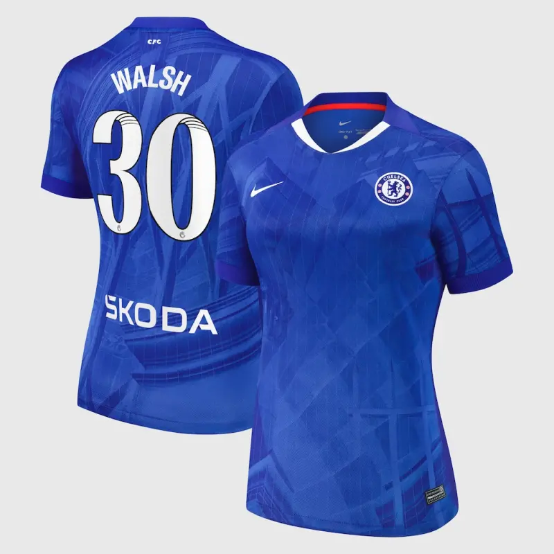 Chelsea chelsea wsl nike heimstadiontrikot 2025-26 – damen mit walsh 30-aufdruck Trikot - Exklusive Chelsea Fußballbekleidung