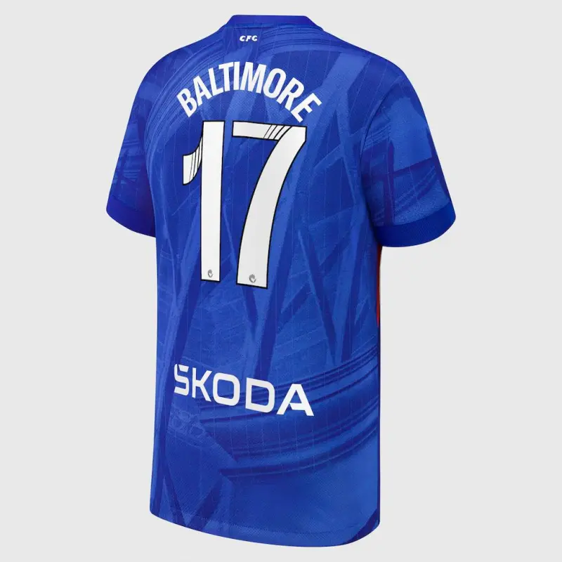Chelsea chelsea wsl nike heimstadiontrikot 2025-26 – jugendliche mit baltimore 17-aufdruck Trikot - Exklusive Chelsea Fußballbekleidung Chelsea chelsea wsl nike heimstadiontrikot 2025-26 – jugendliche mit baltimore 17-aufdruck Trikot - Exklusive Chelsea Fußballbekleidung