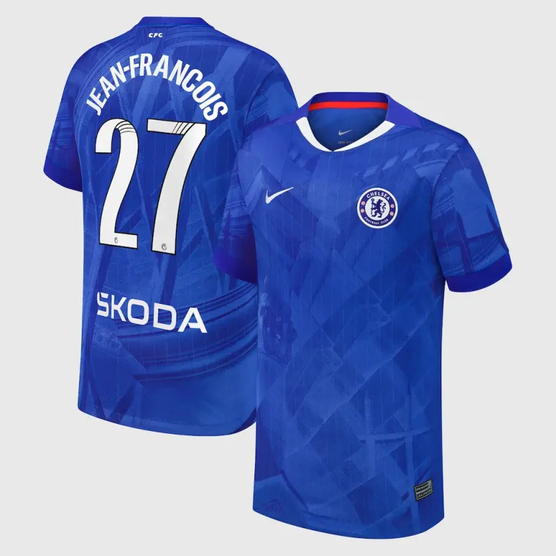 Chelsea chelsea wsl nike heimstadiontrikot 2025-26 – jugendliche mit jean-francois 27-aufdruck Trikot - Exklusive Chelsea Fußballbekleidung