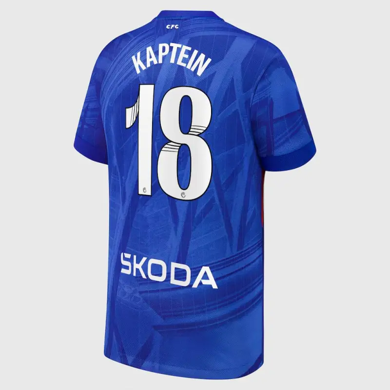 Chelsea chelsea wsl nike heimstadiontrikot 2025-26 – jugendliche mit kaptein 18-aufdruck Trikot - Exklusive Chelsea Fußballbekleidung Chelsea chelsea wsl nike heimstadiontrikot 2025-26 – jugendliche mit kaptein 18-aufdruck Trikot - Exklusive Chelsea Fußballbekleidung