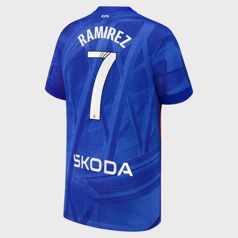 Chelsea chelsea wsl nike heimstadiontrikot 2025-26 – jugendliche mit ramírez 7-aufdruck Trikot - Exklusive Chelsea Fußballbekleidung Chelsea chelsea wsl nike heimstadiontrikot 2025-26 – jugendliche mit ramírez 7-aufdruck Trikot - Exklusive Chelsea Fußballbekleidung