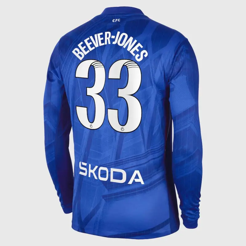 Chelsea chelsea wsl nike heimstadiontrikot 2025-26 – langarm mit beever-jones 33-aufdruck Trikot - Exklusive Chelsea Fußballbekleidung Chelsea chelsea wsl nike heimstadiontrikot 2025-26 – langarm mit beever-jones 33-aufdruck Trikot - Exklusive Chelsea Fußballbekleidung