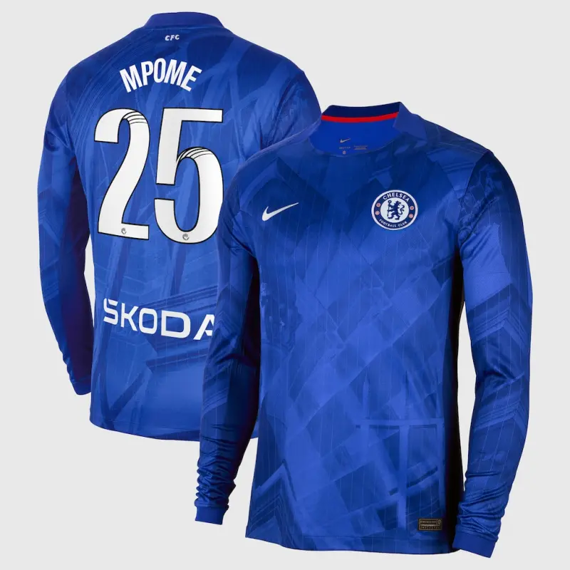 Chelsea chelsea wsl nike heimstadiontrikot 2025-26 – langarm mit mpome 25-aufdruck Trikot - Exklusive Chelsea Fußballbekleidung