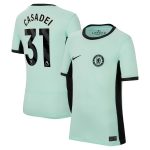 Chelsea chelsea drittes stadiontrikot 2023-24 – kinder mit casadei 31-aufdruck Trikot - Exklusive Chelsea Fußballbekleidung