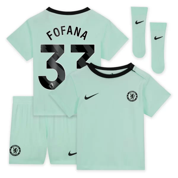 Chelsea chelsea nike drittes stadiontrikot 2023-24 – kleinkinder mit fofana 33-aufdruck Trikot - Exklusive Chelsea Fußballbekleidung