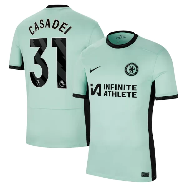 Chelsea chelsea nike drittes vapor match gesponsertes trikot 2023-24 mit casadei 31-aufdruck Trikot - Exklusive Chelsea Fußballbekleidung
