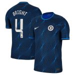 Chelsea chelsea wsl nike auswärts-vapor-match-trikot 2023-24 mit bright 4-aufdruck Trikot - Exklusive Chelsea Fußballbekleidung