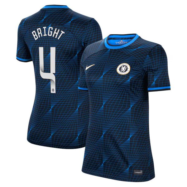 Chelsea chelsea wsl nike auswärtsstadiontrikot 2023-24 – damen mit bright 4-aufdruck Trikot - Exklusive Chelsea Fußballbekleidung