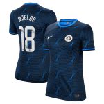 Chelsea chelsea wsl nike auswärtsstadiontrikot 2023-24 – damen mit mjelde 18-aufdruck Trikot - Exklusive Chelsea Fußballbekleidung