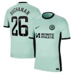 Chelsea chelsea wsl nike drittes stadion-sponsor-trikot 2023-24 mit buchanan 26-aufdruck Trikot - Exklusive Chelsea Fußballbekleidung