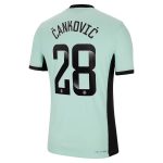 Chelsea chelsea wsl nike drittes vapor match trikot 2023-24 mit Čanković 28 aufdruck Trikot - Exklusive Chelsea Fußballbekleidung