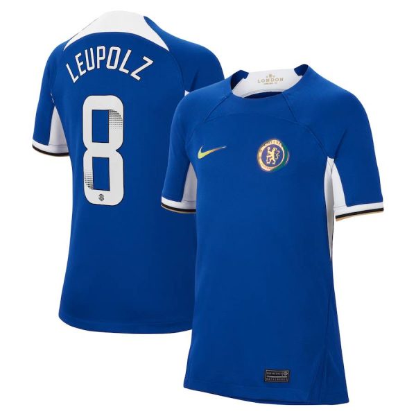 Chelsea chelsea wsl nike heimstadiontrikot 2023-24 – kinder mit leupolz 8-aufdruck Trikot - Exklusive Chelsea Fußballbekleidung