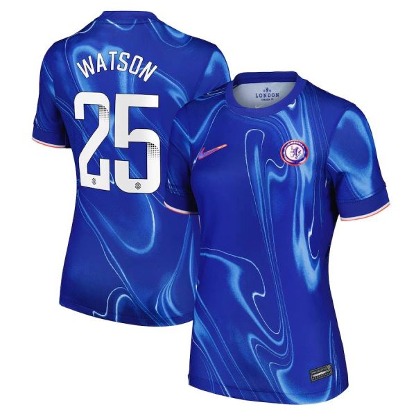 Chelsea chelsea wsl nike heimstadiontrikot 2024-25 – damen mit watson 25-aufdruck Trikot - Exklusive Chelsea Fußballbekleidung